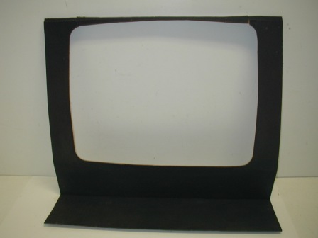 Corrugated Cardboard 19 Inch Monitor Bezel (Item #35) (Outer Dimentions 22 X 23 1/2) (Small Tear Upper Right Corner) $11.99